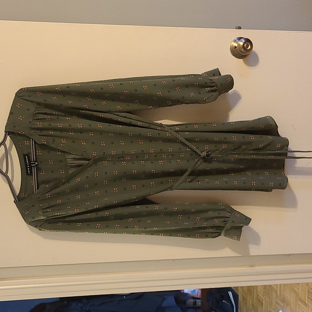 Love and Legend Green Tunic Blouse 18